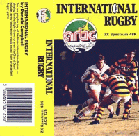 International Rugby ZX Spectrum US box art